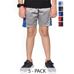BAESD Boys Pack Of 5 High-Rise Regular Fit Shorts-picture-22