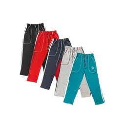 BAESD Boys Pack Of 5 Mid-Rise Cotton Trousers-picture-15