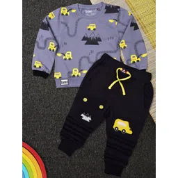 BAESD Boys Printed Pure Cotton Sweatshirt With Joggers-picture-14