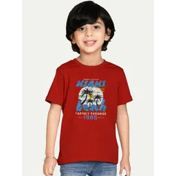 BAESD Boys Printed Round Neck Cotton T-Shirt-picture-33