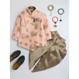 BAESD Boys Printed Sherwani Set-picture-10