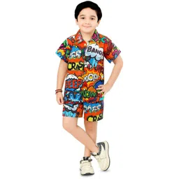 BAESD Boys Printed Shirt with Shorts-picture-49