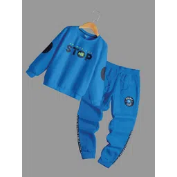 BAESD Boys Printed T-shirt With Trousers-picture-35