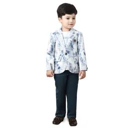 BAESD Boys Printed T-shirt with Trousers-picture-33