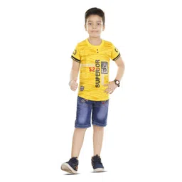 BAESD Boys Printed T-shirt with Trousers-picture-18