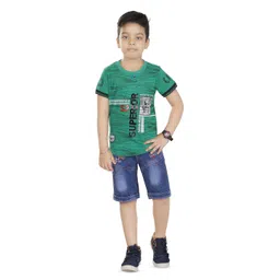BAESD Boys Printed T-shirt with Trousers-picture-19