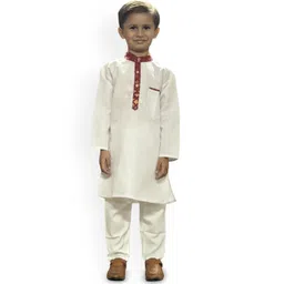 BAESD Boys Regular Pure Cotton Kurta with Pyjamas-picture-23