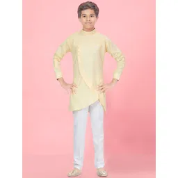 BAESD Boys Regular Pure Cotton Kurta with Trousers-picture-14