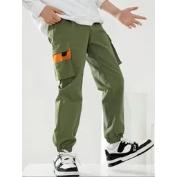 BAESD Boys Relaxed Cargos Trousers-picture-13