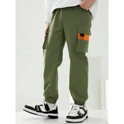 BAESD Boys Relaxed Cargos Trousers-picture-18