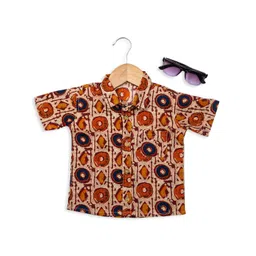 BAESD Boys Relaxed Geometric Printed Organic Cotton Casual Shirt-picture-15