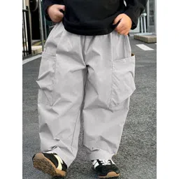 BAESD Boys Relaxed Loose Fit Cargos Trousers-picture-21