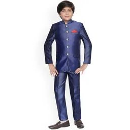 BAESD Boys Self Design Blazer & Pant Suit-picture-40