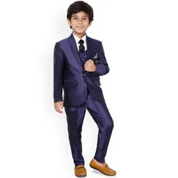 BAESD Boys Shawl Collar Single-Breasted Five-Piece Suit-picture-12
