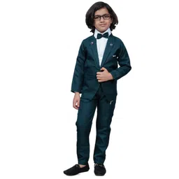 BAESD Boys Single-Breasted Notched Lapel Pure Cotton Suits image 1