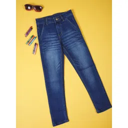 BAESD Boys Smart Slim Fit Clean Look Heavy Fade Stretchable Jeans-picture-26