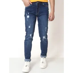 BAESD Boys Smart Slim Fit Mildly Distressed Heavy Fade Stretchable Denim Jeans-picture-37