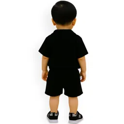 BAESD Boys Spread Collar Pure Cotton Shirt With Shorts image 2