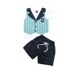 BAESD Boys Striped T-shirt With Shorts-picture-15