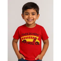 BAESD Boys Typography Printed Applique T-shirt-picture-33