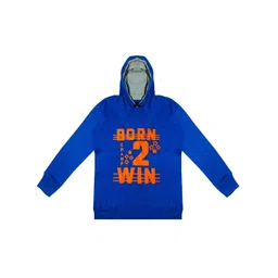 BAESD Boys Typography Printed Hooded Pure Cotton Pullover-picture-14