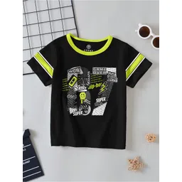 BAESD Boys Typography Printed Round Neck Cotton T-shirt-picture-25