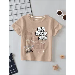 BAESD Boys Typography Printed Round Neck Cotton T-shirt-picture-28