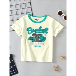 BAESD Boys Typography Printed Round Neck Cotton T-shirt-picture-30