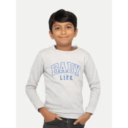 BAESD Boys Typography Printed Round Neck Long Sleeves Cotton Pullover Sweatshirt-picture-14