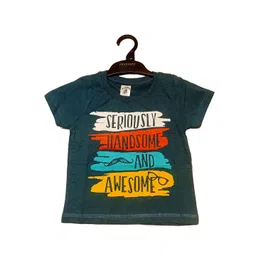 BAESD Boys Typography Printed Short Sleeves Cotton T-shirt-picture-30