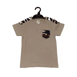 BAESD Boys V-Neck Pockets Cotton T-shirt-picture-47