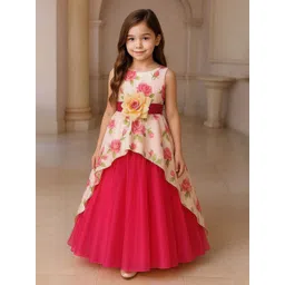 BAESD Embellished Net A-Line Maxi Dress-picture-33