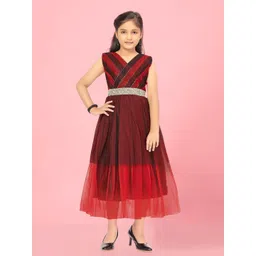 BAESD Embellished Net Maxi Dress-picture-39