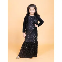 BAESD Embellished One Shoulder Velvet Maxi Dress-picture-21