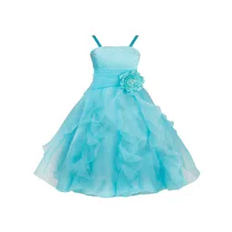 BAESD Embellished Shoulder Straps Belted Satin Fit & Flare Maxi Dress-picture-41