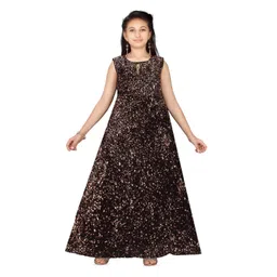 BAESD Embellished Velvet Maxi Dress-picture-13
