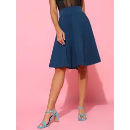 BAESD Flared Knee Length Skirt-picture-29