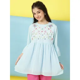 BAESD Floral Embroidered Georgette Top-picture-31