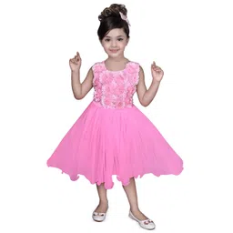 BAESD Floral Net Fit & Flare Dress-picture-11