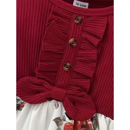 BAESD Floral Print A-Line Dress image 2