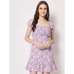 BAESD Floral Print Empire Dress-picture-17