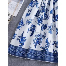 BAESD Floral Print Fit & Flare Dress image 5