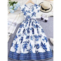 BAESD Floral Print Fit & Flare Dress image 1