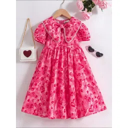 BAESD Floral Print Flared Sleeve Fit & Flare Maxi Dress-picture-20