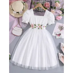 BAESD Floral Print Flutter Sleeve Fit & Flare Dress-picture-36