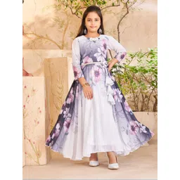 BAESD Floral Print Georgette Fit & Flare Dress-picture-11