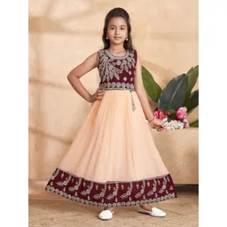 BAESD Floral Print Georgette Maxi Dress-picture-28