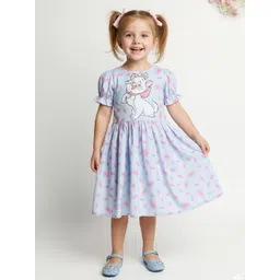 BAESD Floral Print Puff Sleeve Fit & Flare Dress-picture-18