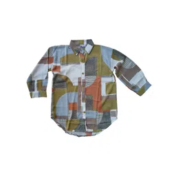 BAESD Floral Print Roll-Up Sleeves Chiffon Shirt Style Top-picture-55