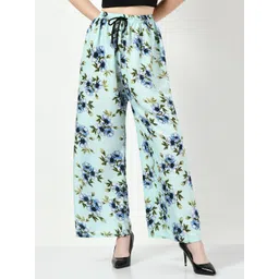 BAESD Floral Printed Crepe Palazzos-picture-39